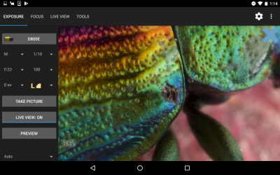 Скриншот приложения Helicon Remote - №5