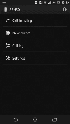 Скриншот приложения Stereo Bluetooth Headset SBH50 - №4