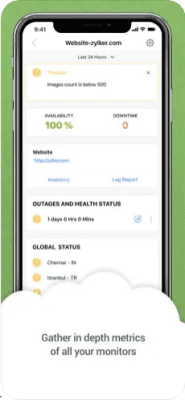 Скриншот приложения Zoho Site24x7 - №3