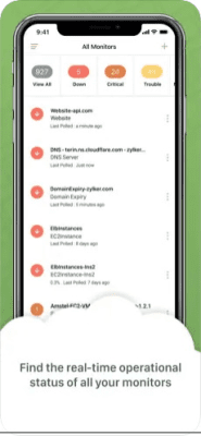 Скриншот приложения Zoho Site24x7 - №6
