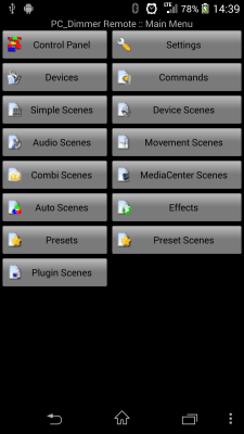 Скриншот приложения PCDimmer Remote - №2