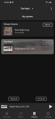 Скриншот приложения Cabasse StreamCONTROL - №4