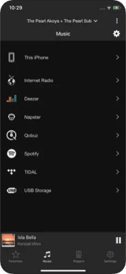 Скриншот приложения Cabasse StreamCONTROL - №4