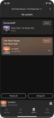 Скриншот приложения Cabasse StreamCONTROL - №5