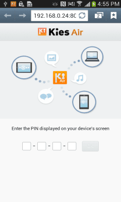 Скриншот приложения Kies Air - №4