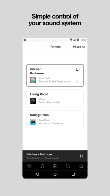 Скриншот приложения Sonos S1 Controller for Android - №1