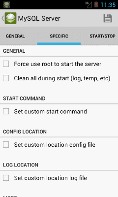 Скриншот приложения Ulti Server: PHP, MySQL, PMA - №8
