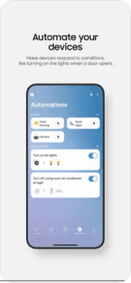 Скриншот приложения SmartThings (Samsung Connect) - №5