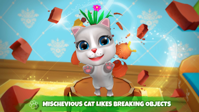 Скриншот приложения Kitty Crash:Cat Simulator Game - №2