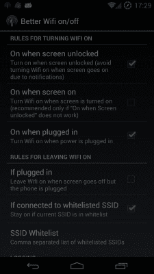 Скриншот приложения Better Wifi On/Off - №2