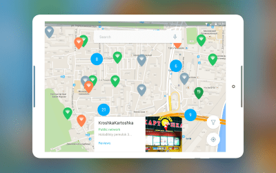 Скриншот приложения WiFi Москва: офлайн карта WiFi - №7