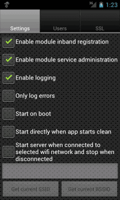 Скриншот приложения XMPP Server - №3
