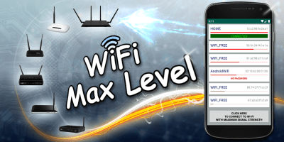 Скриншот приложения WiFi Max Level - №1