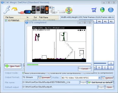 Скриншот приложения Magic Swf2Avi - №4