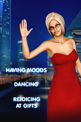 Скриншот приложения Говорящая Блондинка 3D FREE - №5