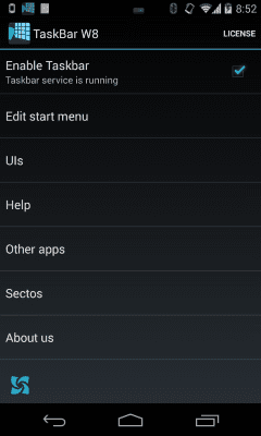 Скриншот приложения Taskbar - Windows 8 Style - №4