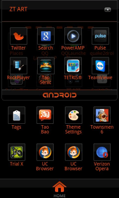 Скриншот приложения Clear Orange Theme GO Launcher - №5