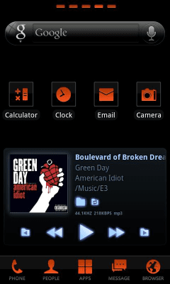 Скриншот приложения Clear Orange Theme GO Launcher - №6