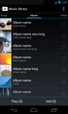 Скриншот приложения Скин Holo для NRG Player - №7