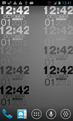 Скриншот приложения Typography UCCW skin - №3