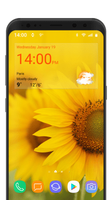 Скриншот приложения Digital clock weather theme 1 - №6