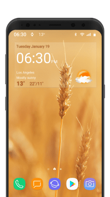 Скриншот приложения Digital clock weather theme 1 - №7