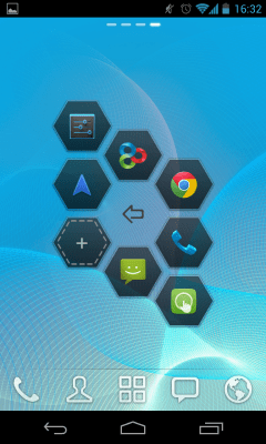 Скриншот приложения Matrix Toucher Theme GO - №3