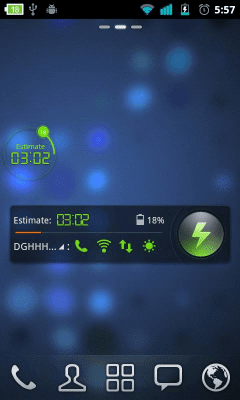 Скриншот приложения Simple Theme GO Power Battery - №1