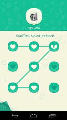 Скриншот приложения AppLock Theme Green - №1