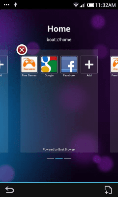 Скриншот приложения ICS Boat Browser Mini Theme - №3