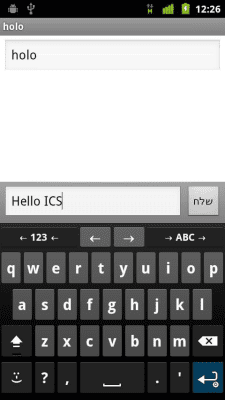 Скриншот приложения ICS Theme for AnySoftKeyboard - №3