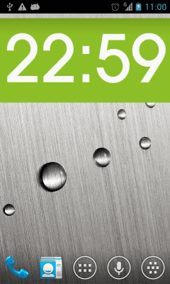 Скриншот приложения Metro clock uccw skin - №4