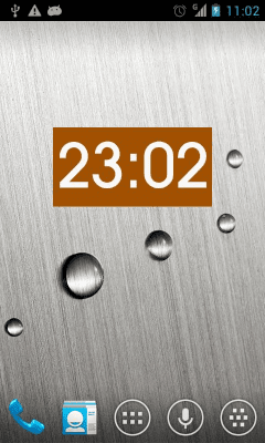 Скриншот приложения Metro clock uccw skin - №5