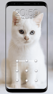 Скриншот приложения Cat Pattern Screen Lock - №3