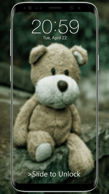 Скриншот приложения Teddy Bear Lock Screen - №5