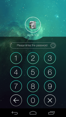 Скриншот приложения AppLock Theme Space - №1