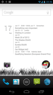 Скриншот приложения SiMi Shadow Multiple SCW Skin - №3