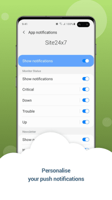 Скриншот приложения Zoho Site24x7 - №4
