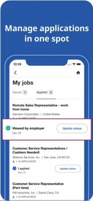 Скриншот приложения Indeed Работа - №6