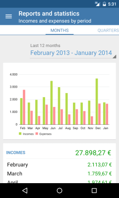 Скриншот приложения Evermoney - №5