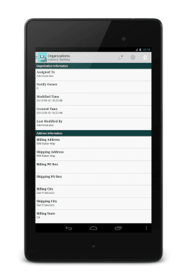 Скриншот приложения anCRM - vTiger CRM Client - №7