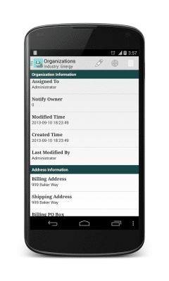 Скриншот приложения anCRM - vTiger CRM Client - №8