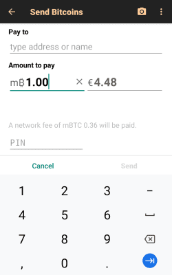 Скриншот приложения Bitcoin Wallet - №2