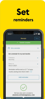 Скриншот приложения Western Union Send Money Now - №8