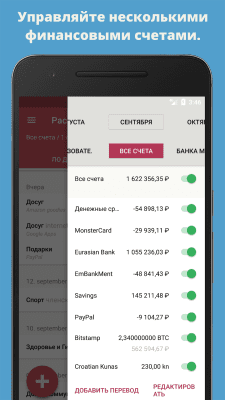 Скриншот приложения Toshl Финансы - №7