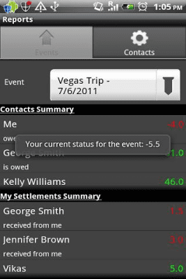 Скриншот приложения Group Expenses - №8