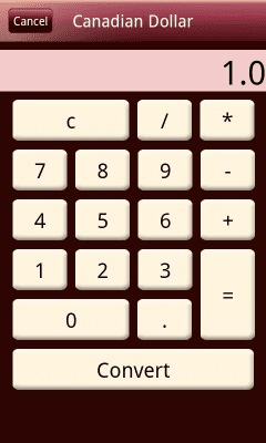 Скриншот приложения MyCurrency - №3