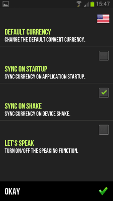 Скриншот приложения Talking Currency Converter - №4