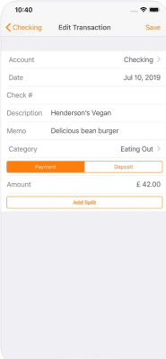 Скриншот приложения Moneydance - №4