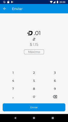 Скриншот приложения Dash Wallet - №2